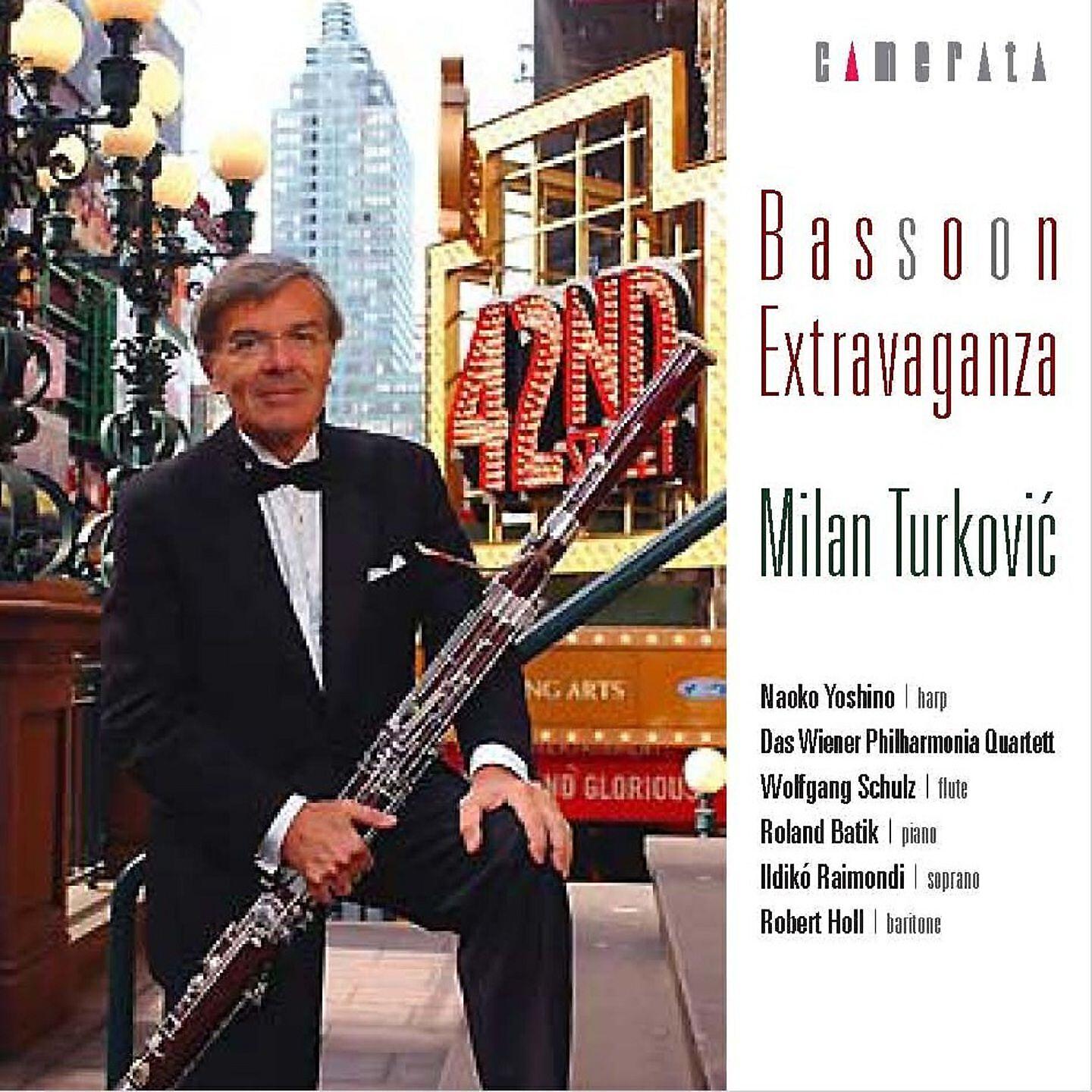 Milan Turkovic - Sonata for Bassoon and Piano in G Major, Op. 168: IV. Allegro moderato (Arr. for Bassoon and Harp)