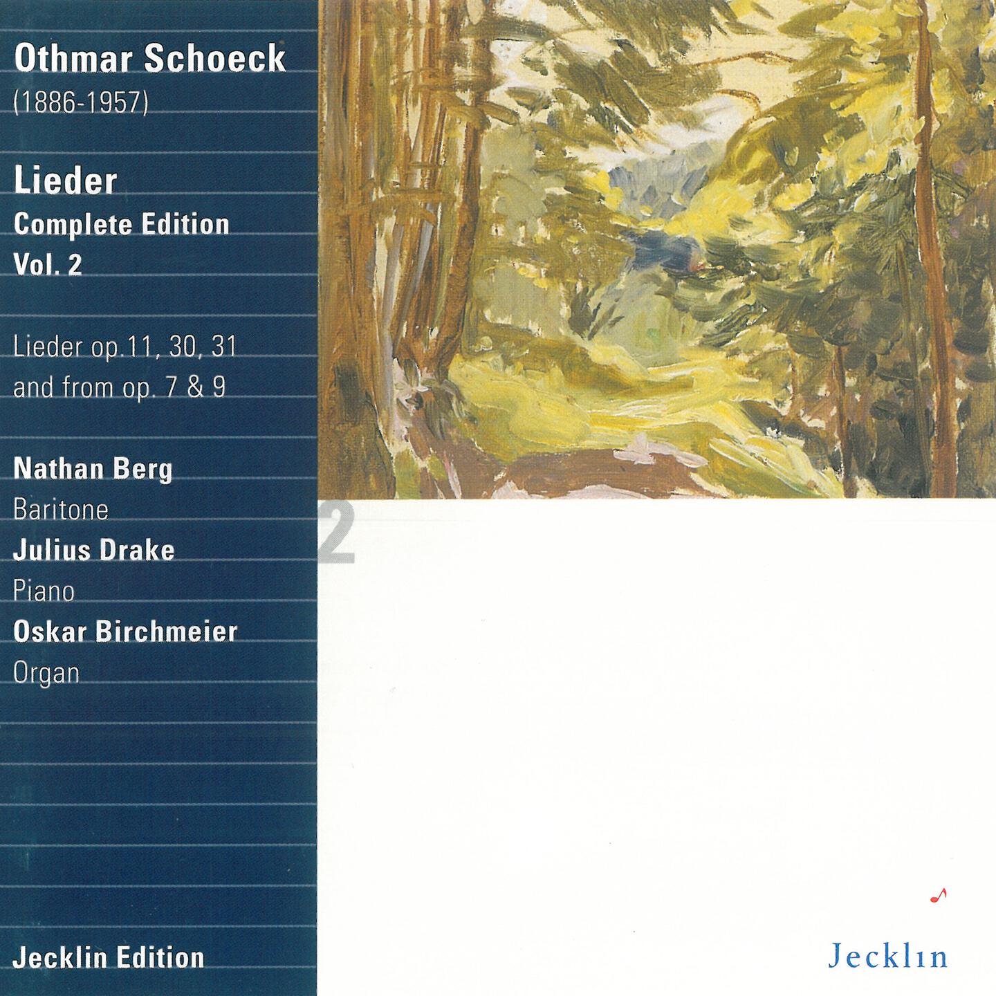Nathan Berg - Zwölf Eichendorff-Lieder, Op. 30: No. 1, Waldeinsamkeit
