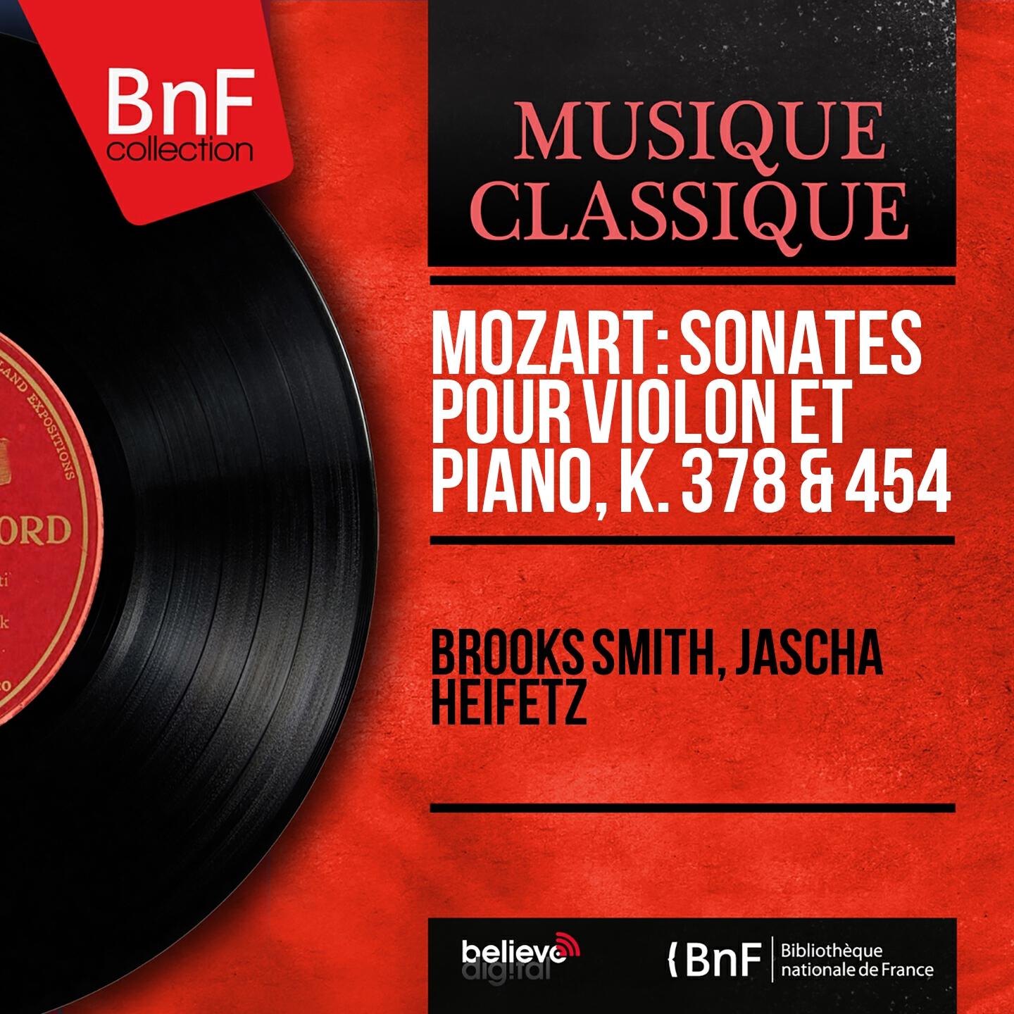 Brooks Smith - Sonate pour violon et piano No. 26 in B-Flat Major, K. 378: I. Allegro moderato